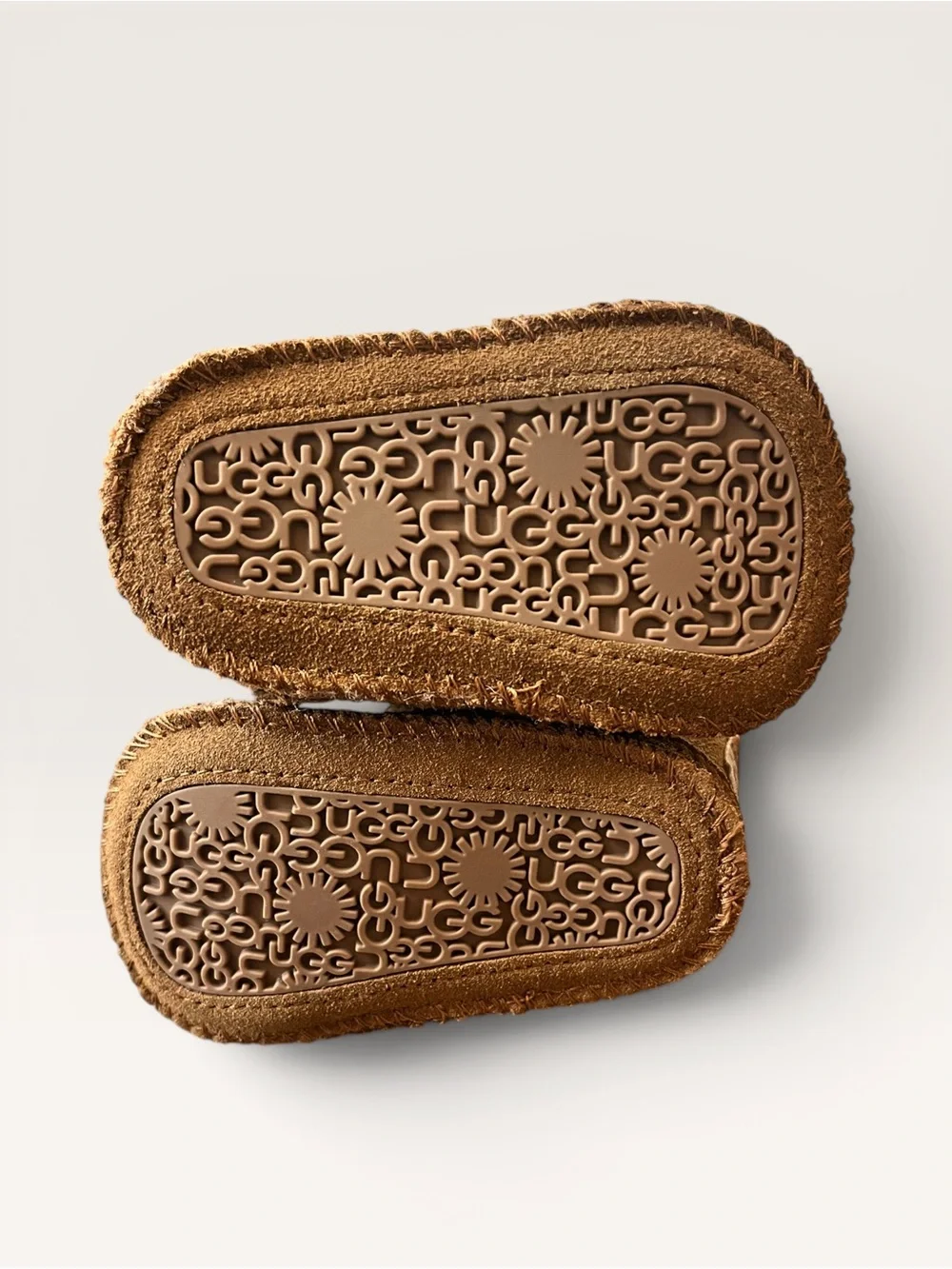 UGG Mini Chestnut Suede Baby Booties